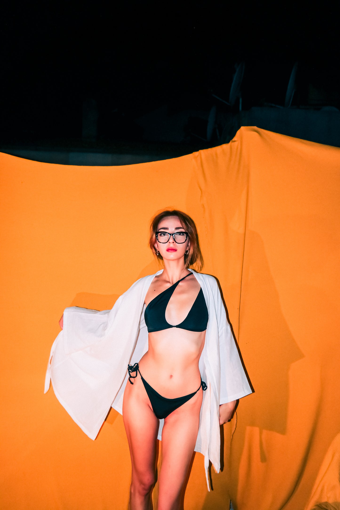 Beyaz müslin kimono - melongeneCo