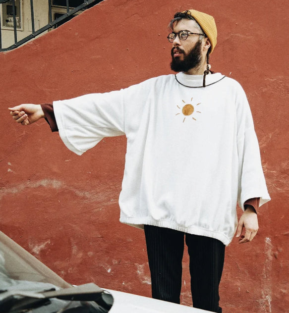 Just sun polar panço sweatshirt - melongeneCo