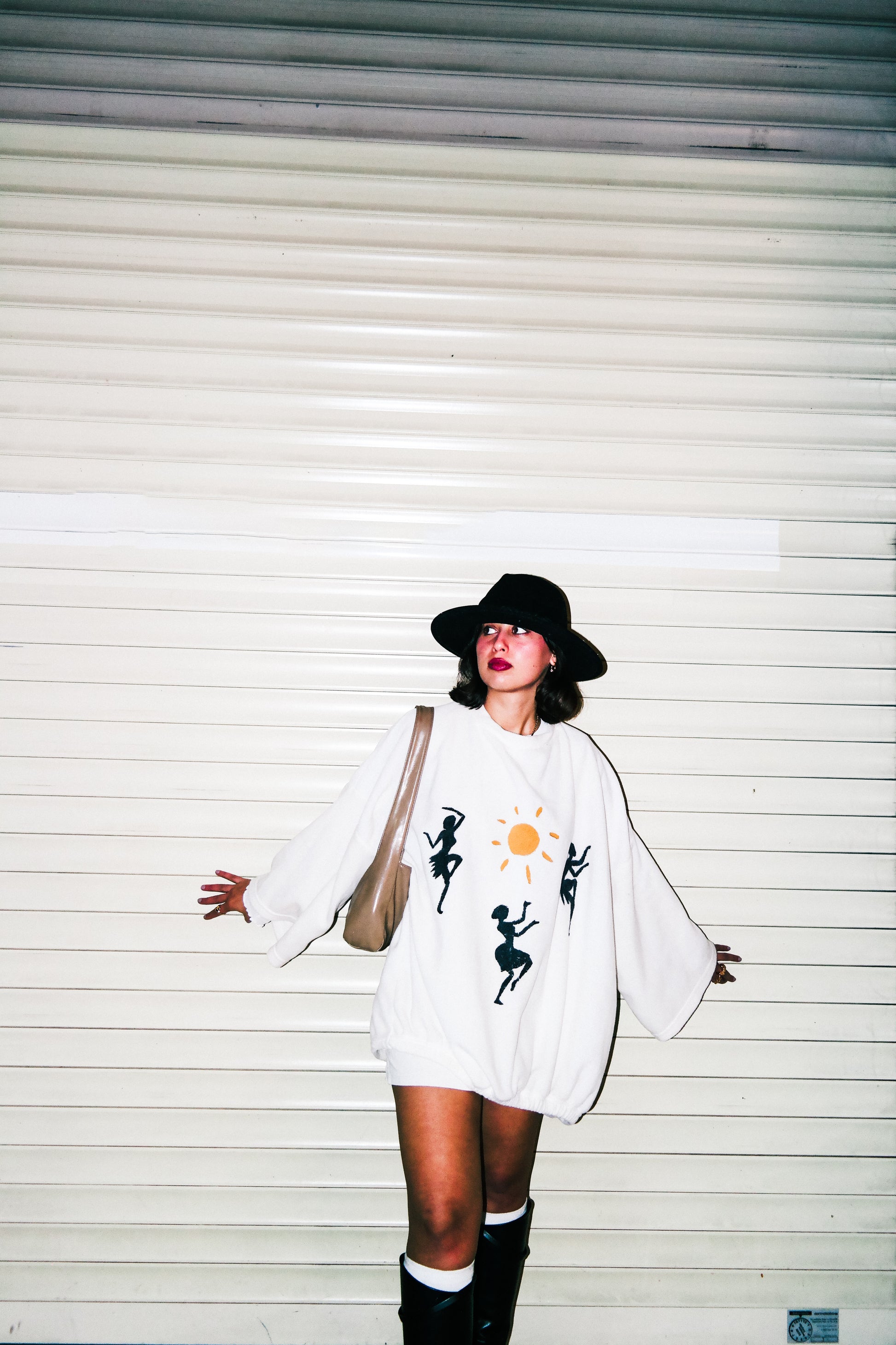 Just sun polar panço sweatshirt - melongeneCo