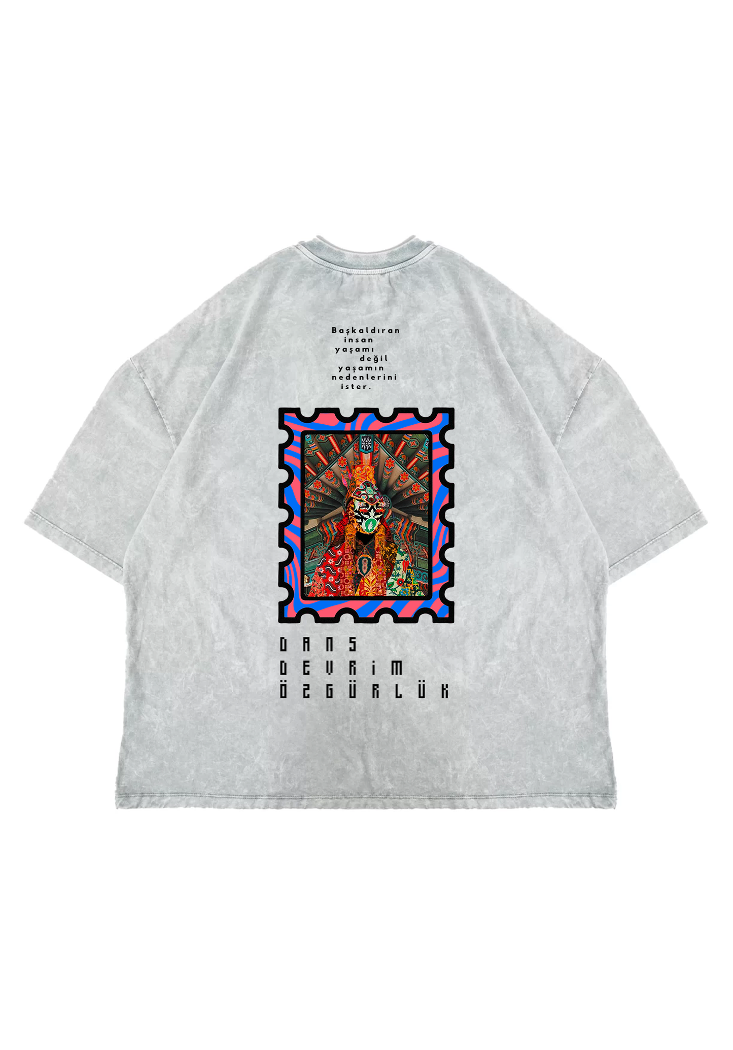 Dans devrim özgürlük / isyan tişört (saraçhane semazen) - melongeneCo