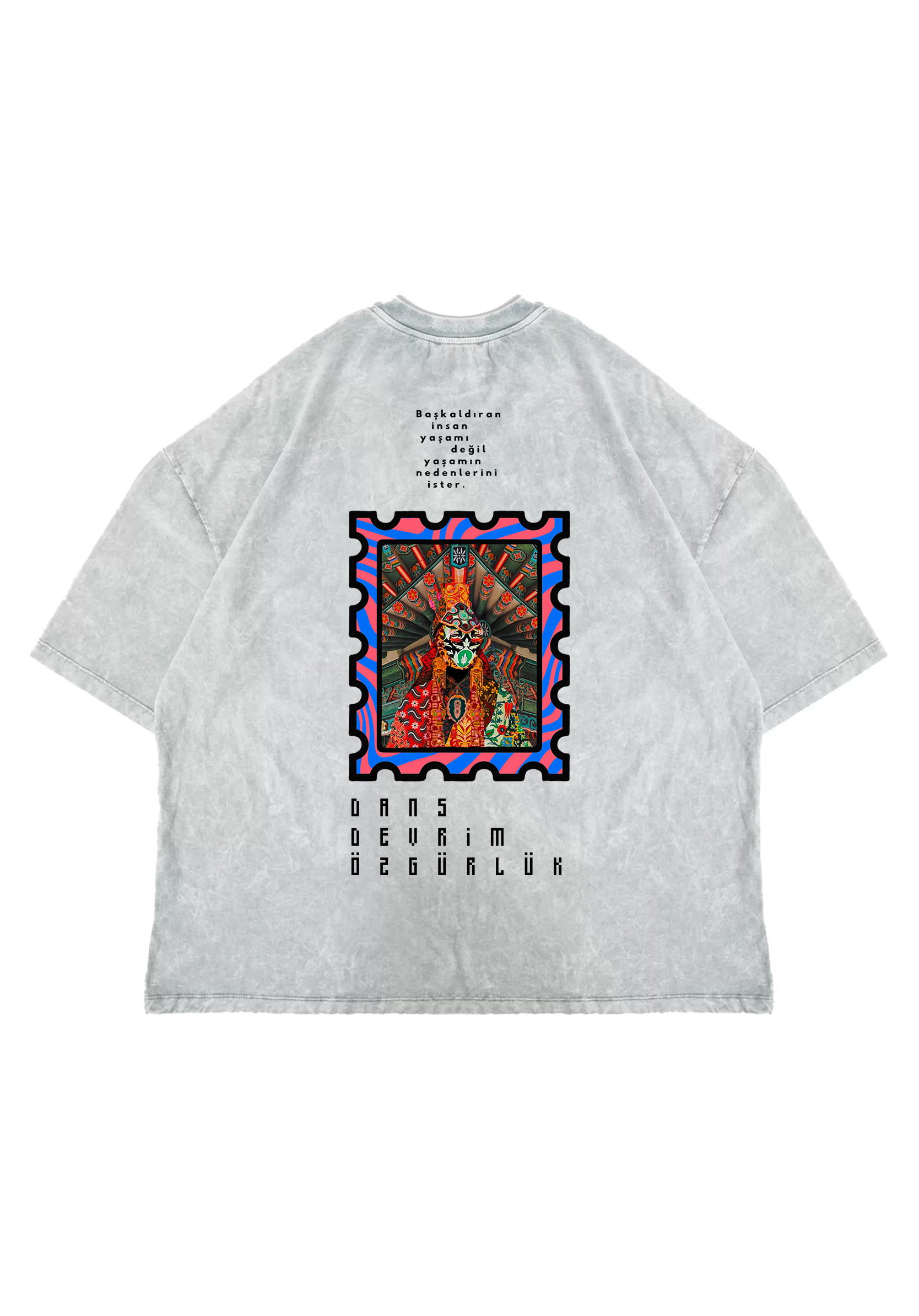 Dans devrim özgürlük / isyan tişört (saraçhane semazen) - melongeneCo