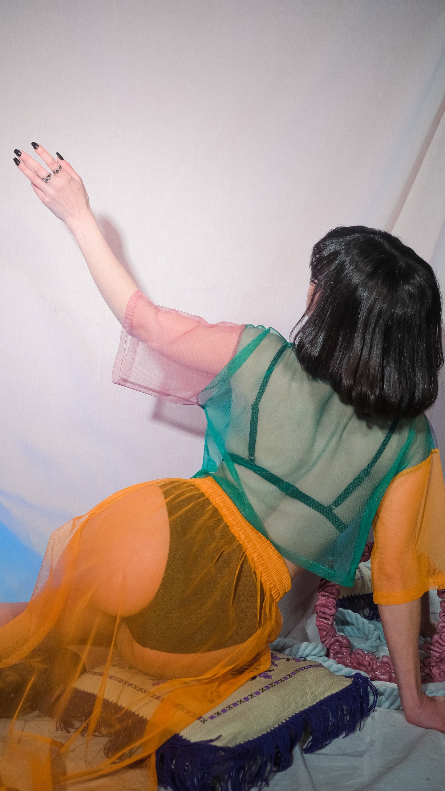 Tulle gömlek - melongeneCo