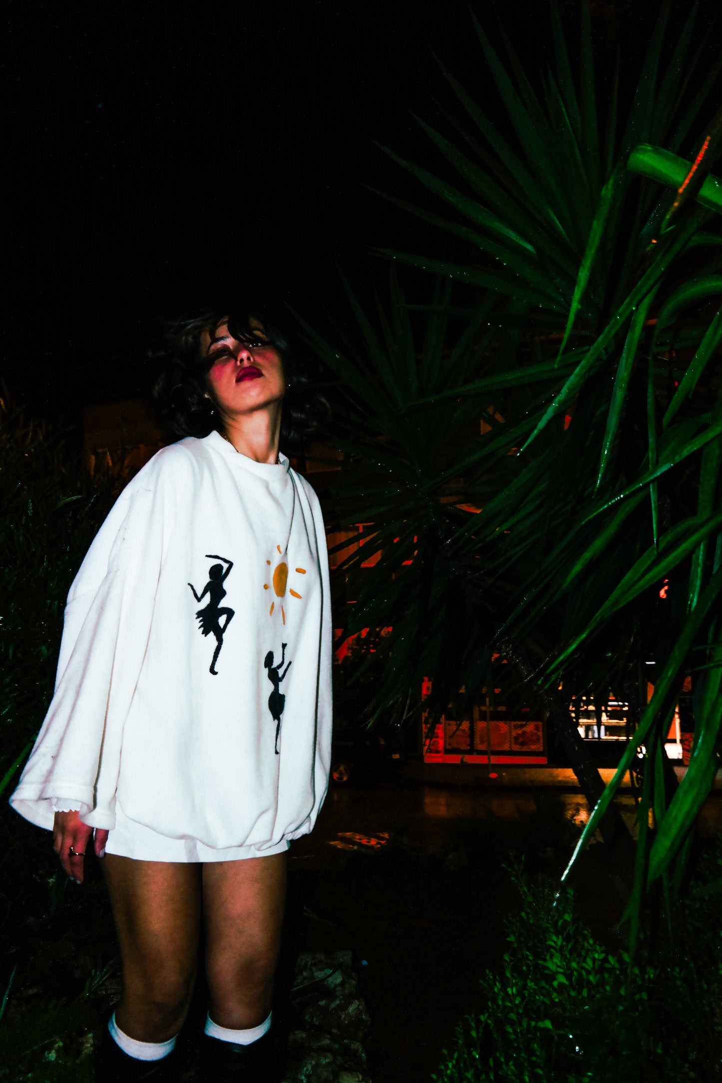 Just sun polar panço sweatshirt - melongeneCo