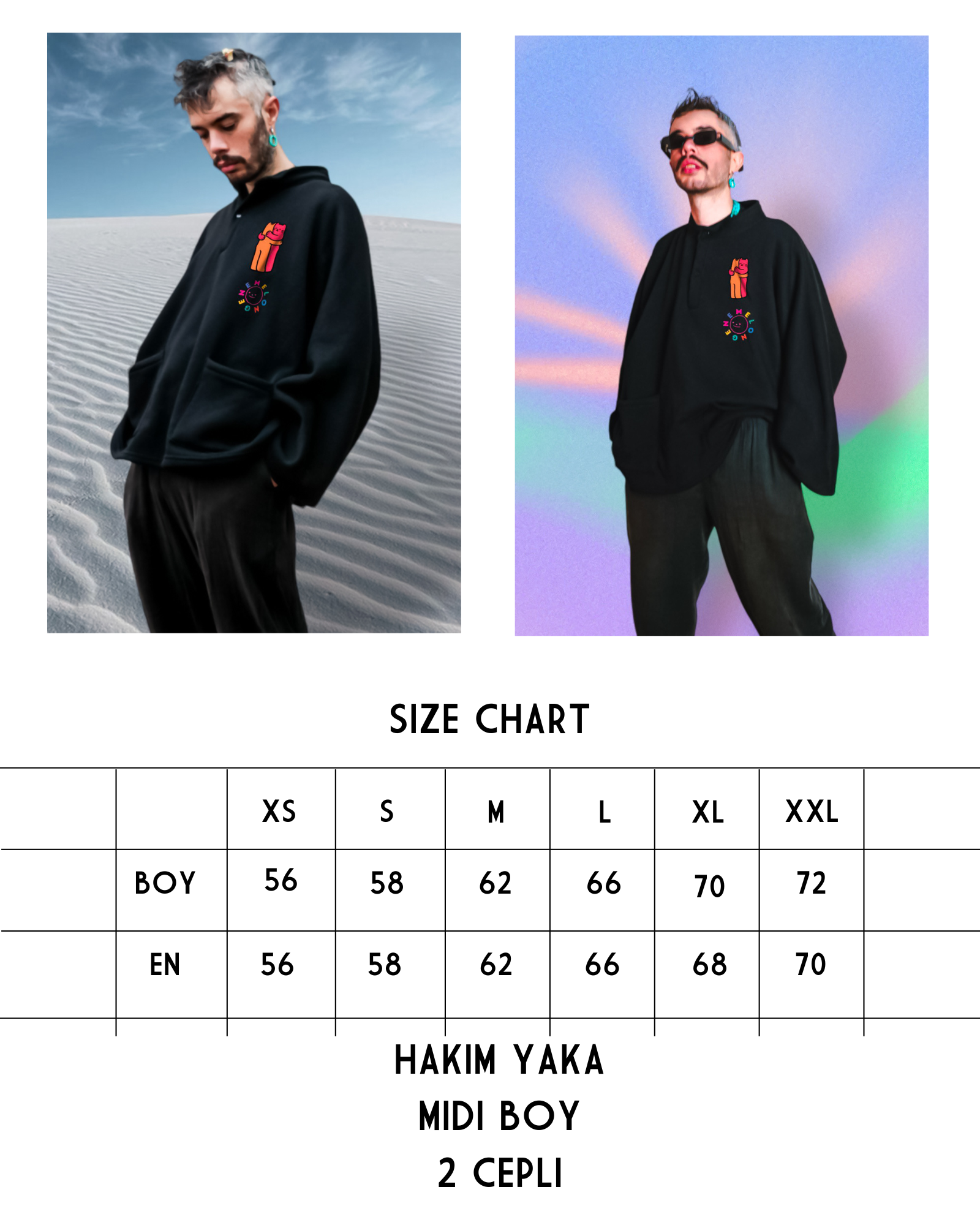 Kısa kollu çiçek yamalı siyah sweatshirt - melongeneCo