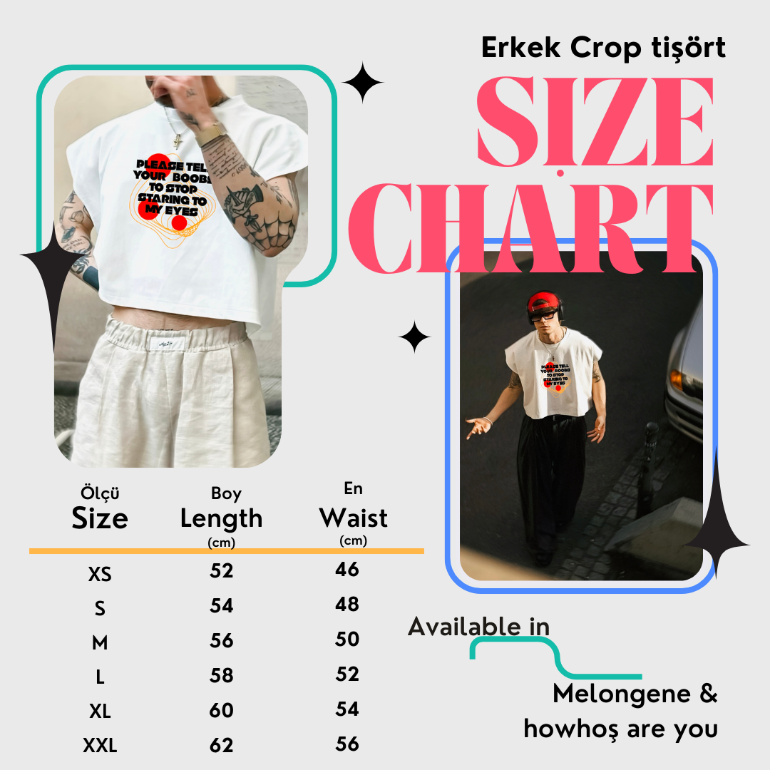 Çek memelerini gözlerimin önünden midi crop kısa kol tişört - melongeneCo