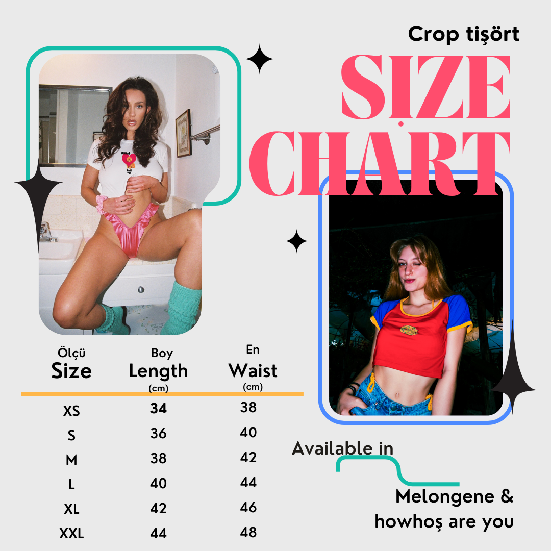 Sençek gözlerini memelerimden beyaz crop top - melongeneCo