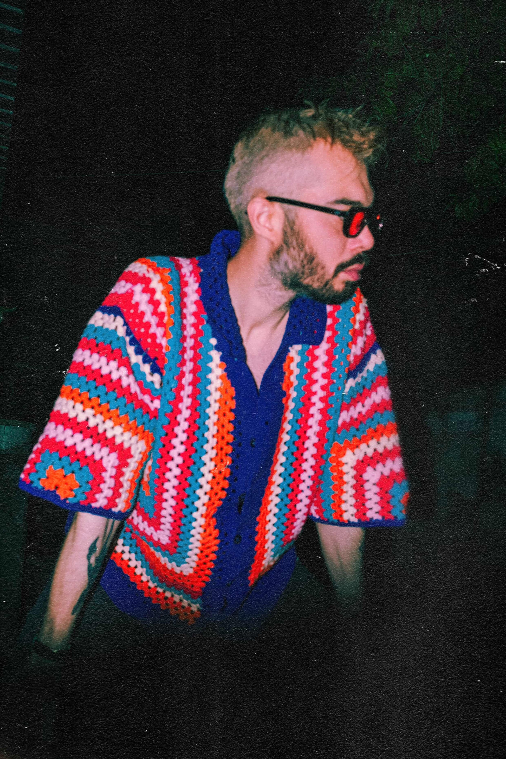 Örgü colorful gömlek - melongeneCo