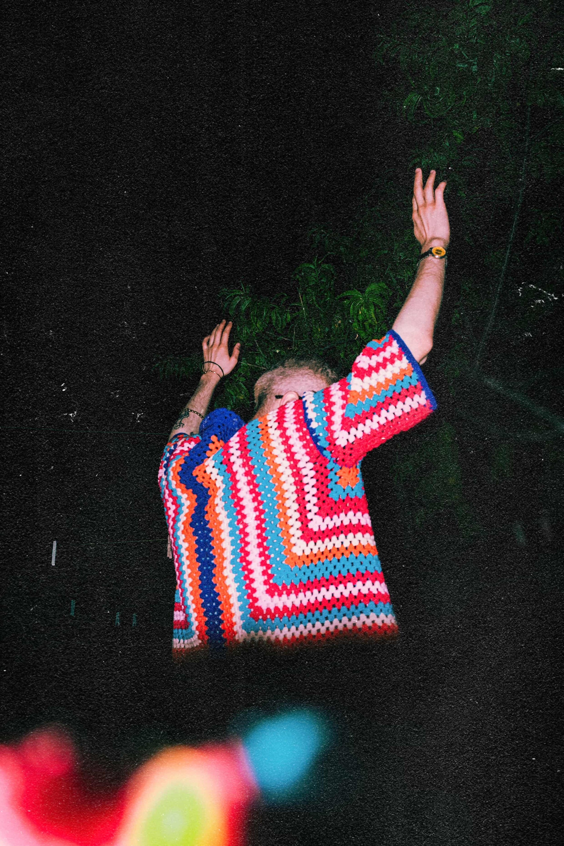 Örgü colorful gömlek - melongeneCo