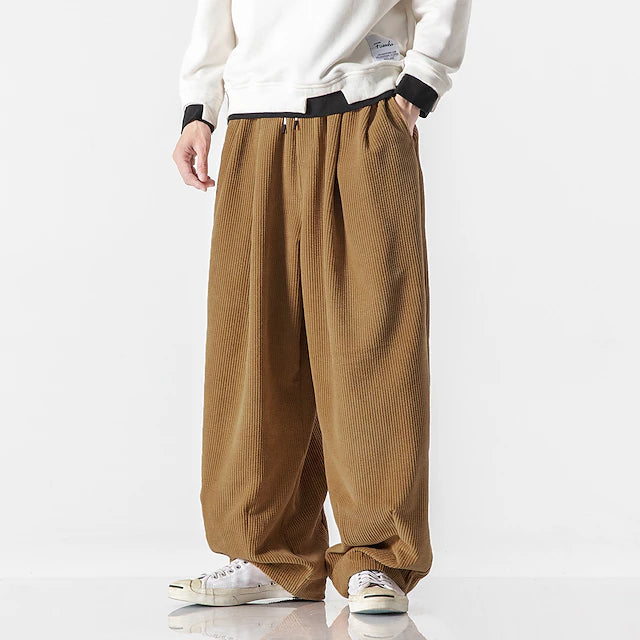 Soft Goldie kadife baggy pantolon - melongeneCo