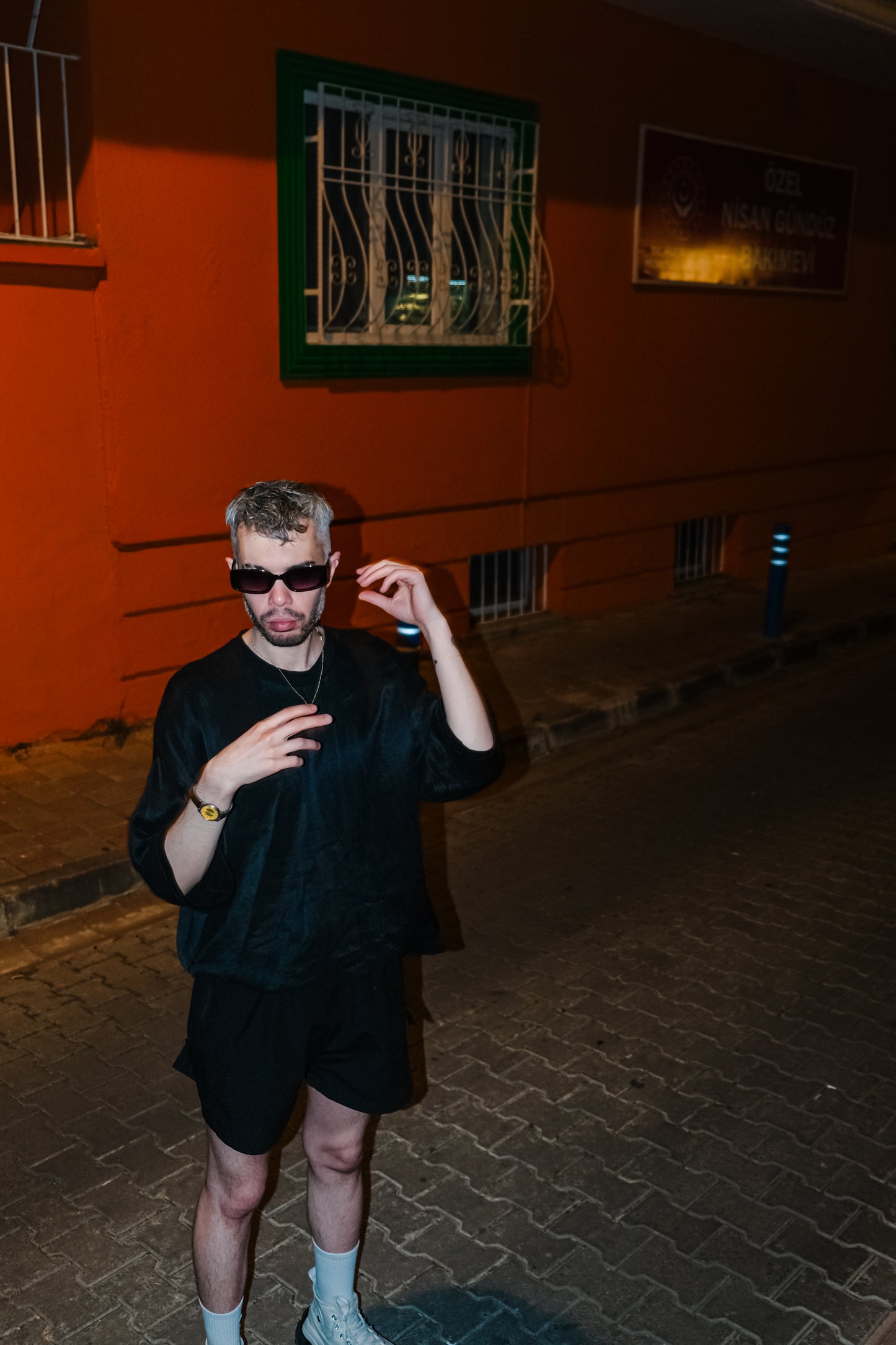 Bambu ipek oversize şık tişört