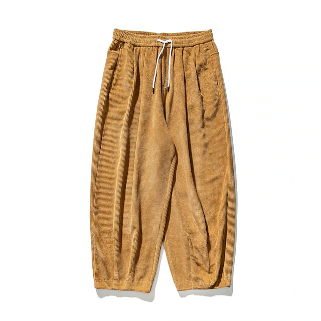 Soft Goldie kadife baggy pantolon - melongeneCo