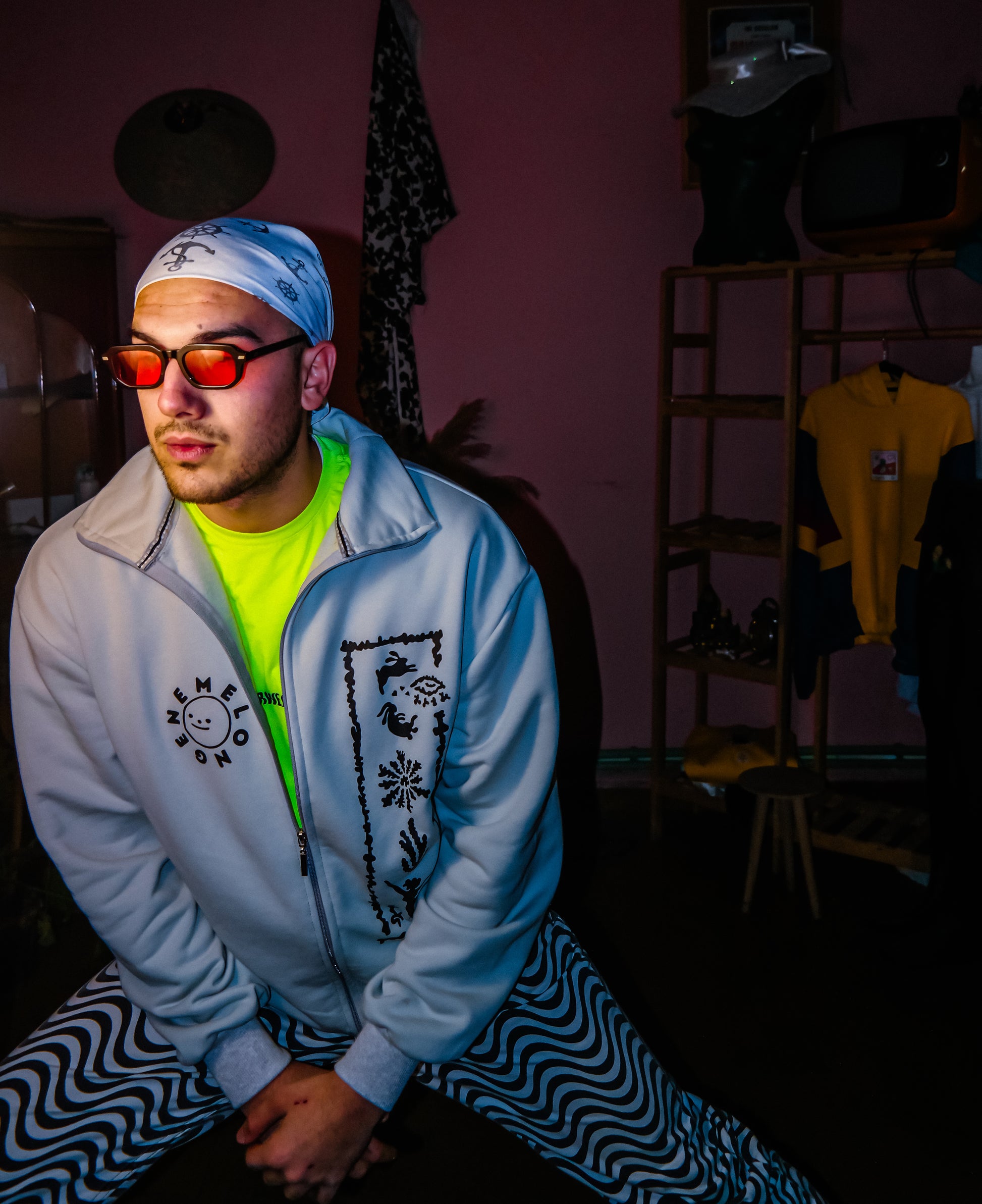 açık Gri pamuk ceket life cycle - melongeneCo