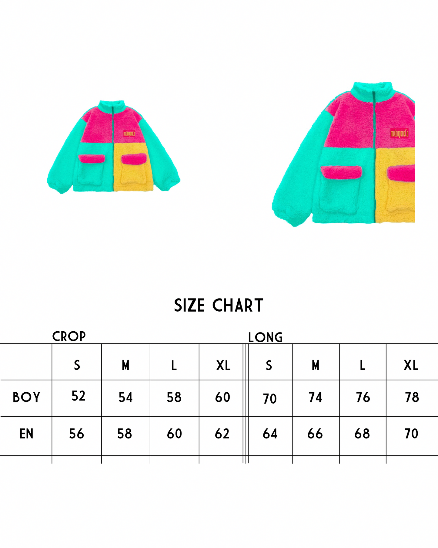 Mint & renkli welsoft polar ceket