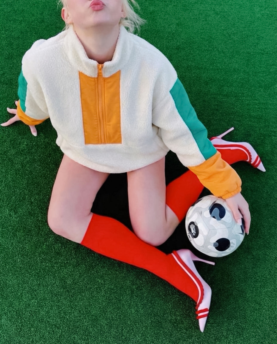 renkli unisex welsoft polar sweatshirt - melongeneCo