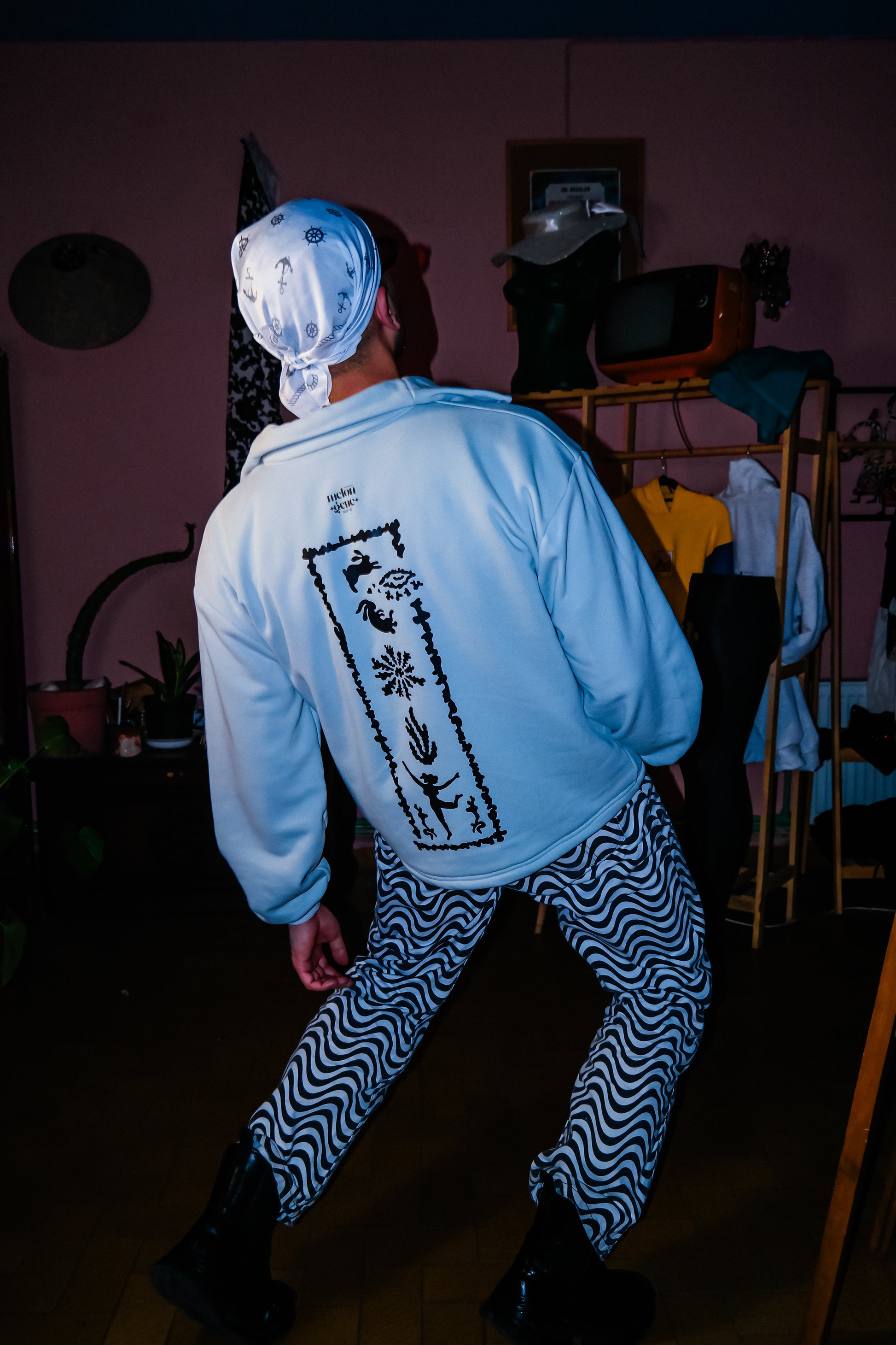 açık Gri pamuk ceket life cycle - melongeneCo